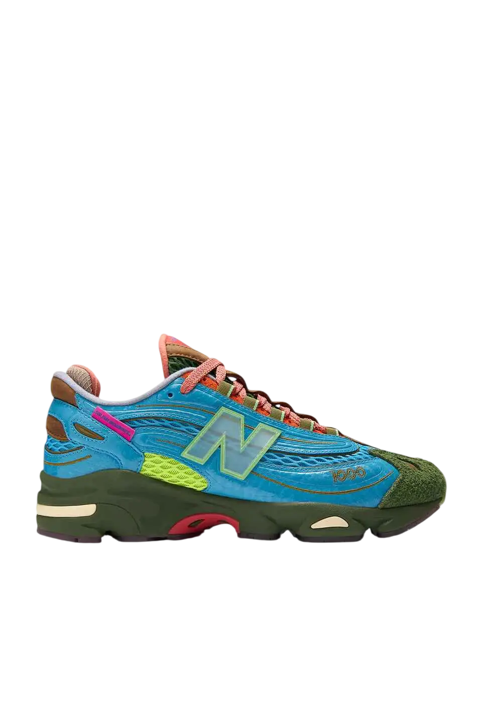 New Balance x Salehe Bembury 1000 Blue/Lime/Red - 10.5