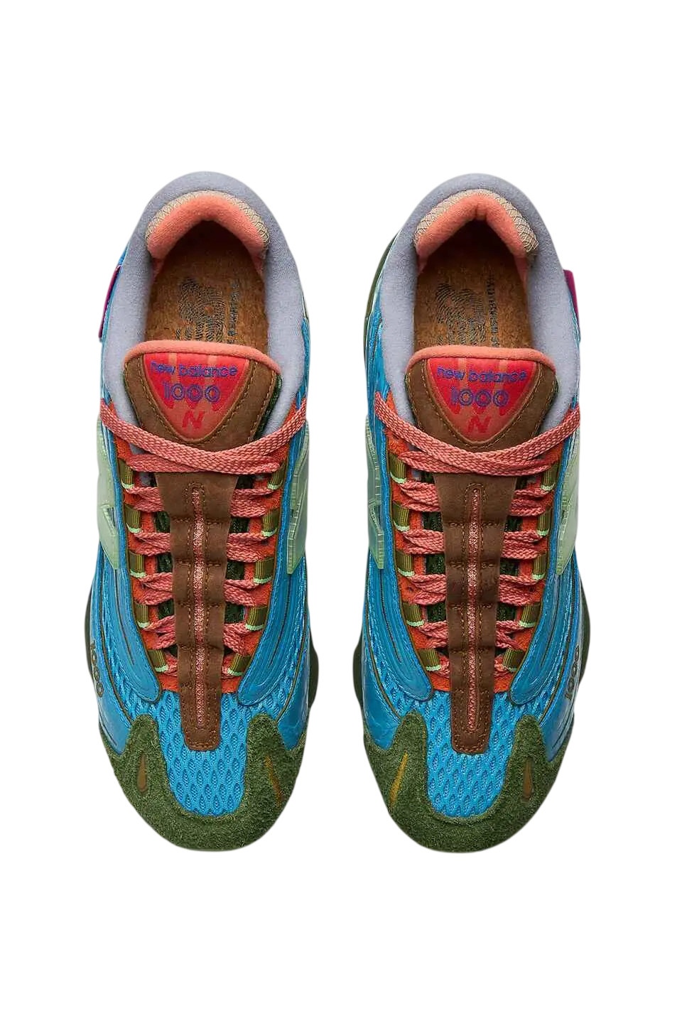 New Balance x Salehe Bembury 1000 Blue/Lime/Red - 10.5