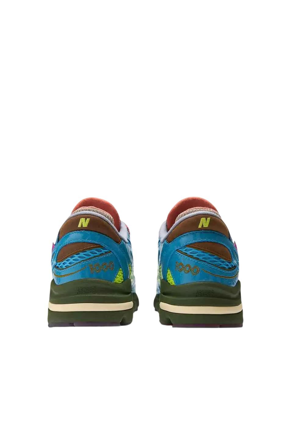 New Balance x Salehe Bembury 1000 Blue/Lime/Red - 10.5