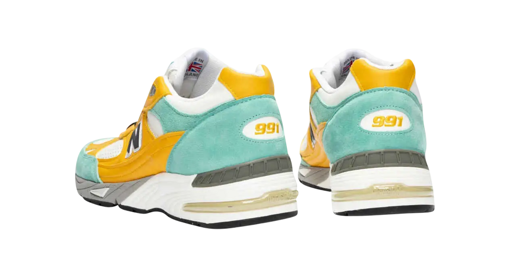 New Balance x Sneakersnstuff 991 Secret Teal/Yellow - 10