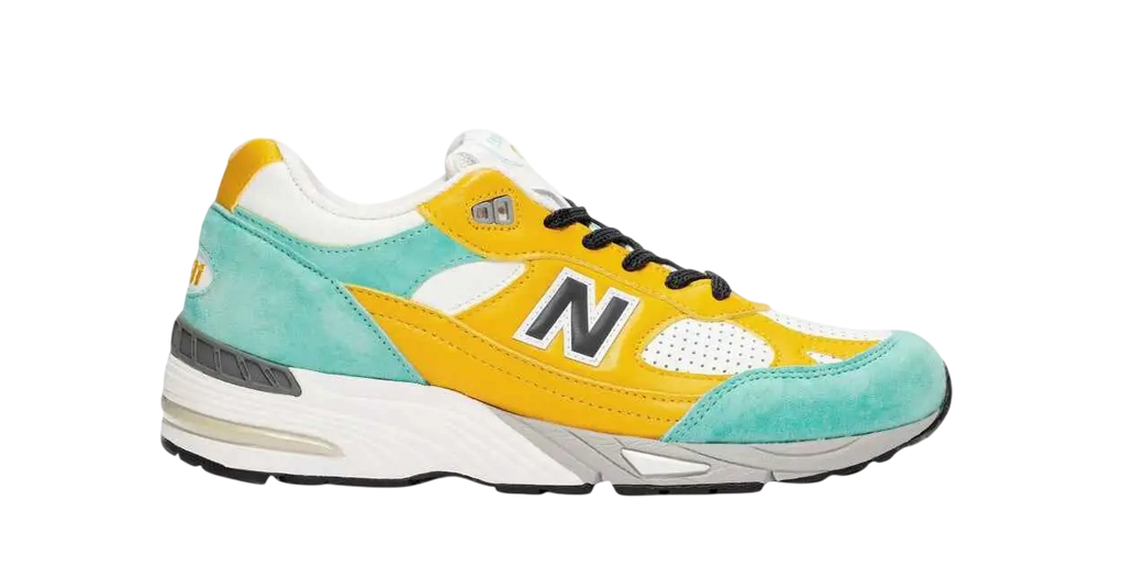 New Balance x Sneakersnstuff 991 Secret Teal/Yellow - 10