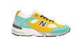 New Balance x Sneakersnstuff 991 Secret Teal/Yellow - 10