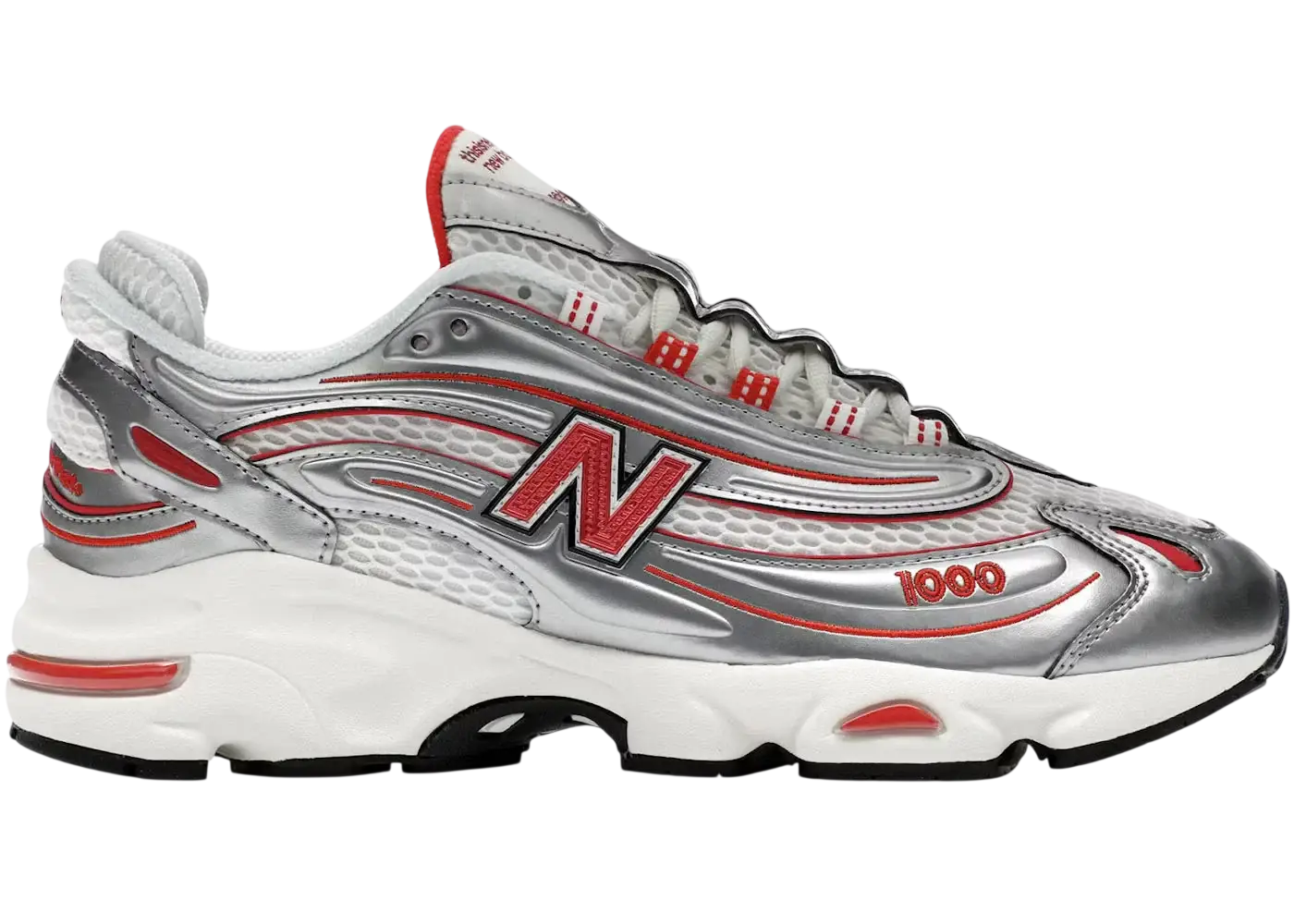 New Balance x Thisisneverthat M1000 Silver/Red - 10