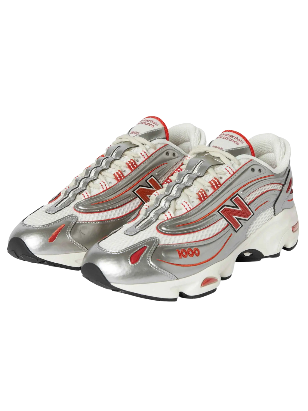 New Balance x Thisisneverthat M1000 Silver/Red - 10