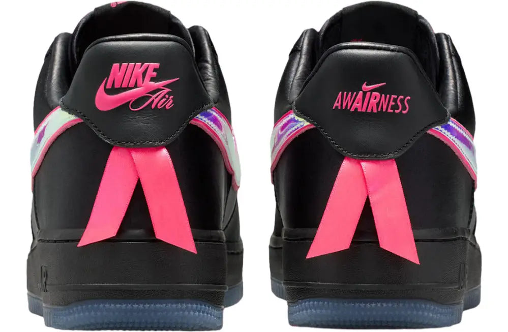 Nike Air Force 1 Low ’07 Breast Cancer Awareness Black/Hyper Pink - 10 - Sneakers