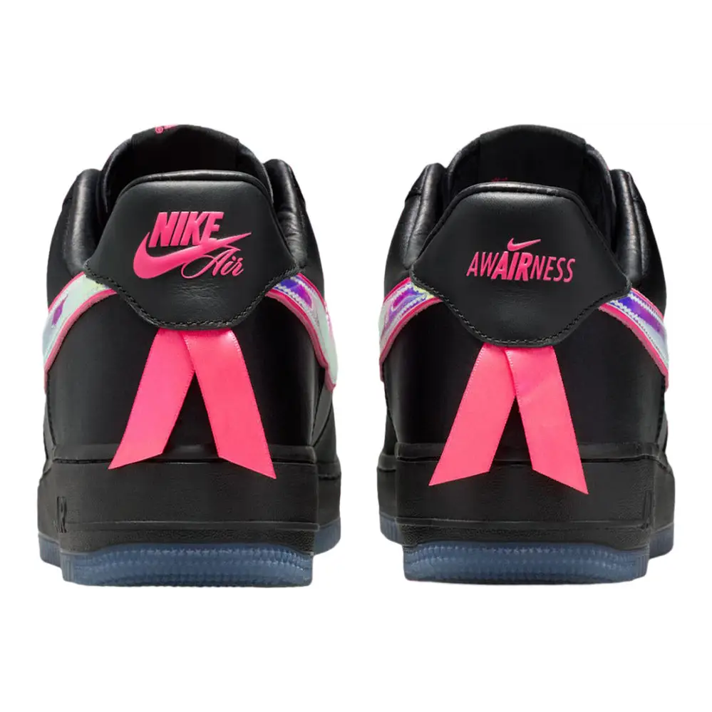 Nike Air Force 1 Low ’07 Breast Cancer Awareness Black/Hyper Pink - 10 - Sneakers