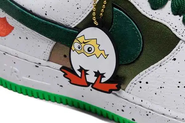 Nike Air Force 1 Low ’07 ’Egg or Duck’ White/Gorge Green - 11 - Sneakers