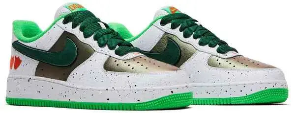 Nike Air Force 1 Low ’07 ’Egg or Duck’ White/Gorge Green - 11 - Sneakers