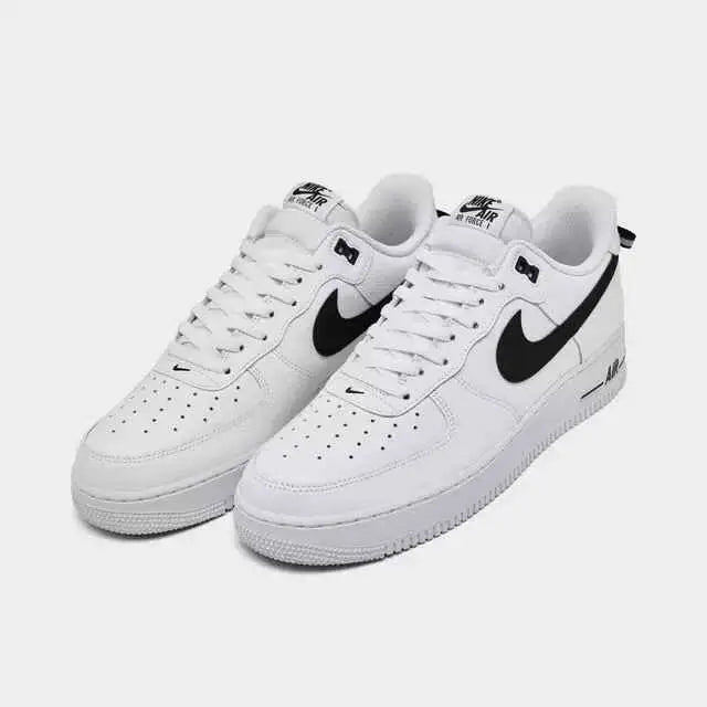 Nike Air Force 1 Low ’07 LV8 White/Black/Bright Crimson - 10 - Sneakers