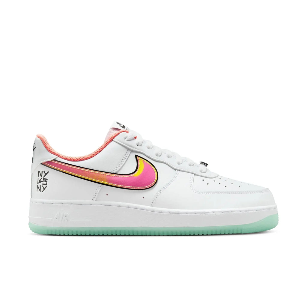 Nike Air Force 1 Low ’07 PR NY vs NY White Crimson Pulse - 10 - Sneakers