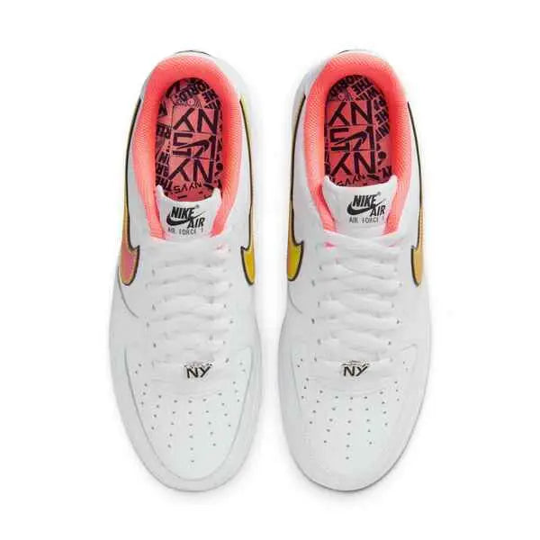 Nike Air Force 1 Low ’07 PR NY vs NY White Crimson Pulse - 10 - Sneakers