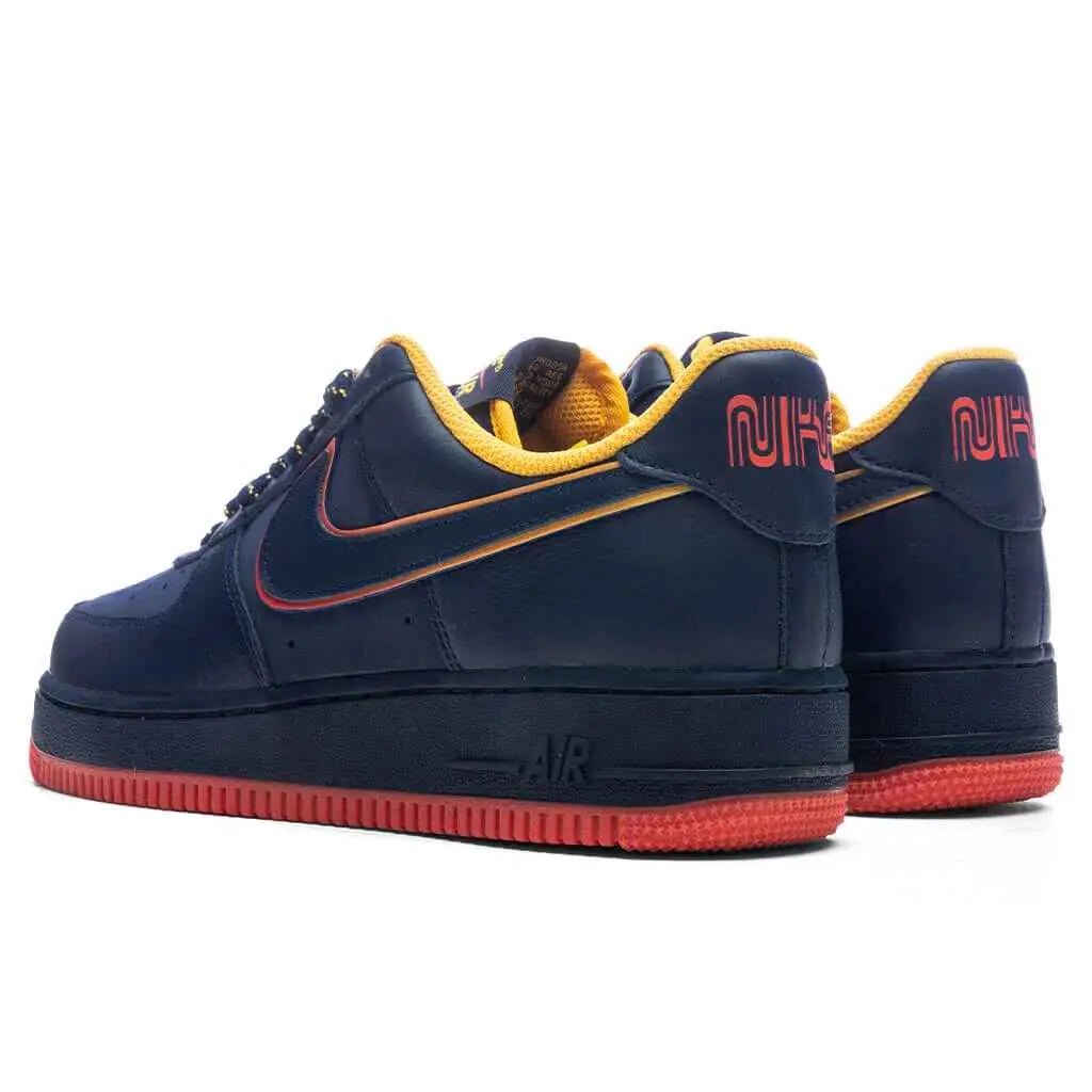 Nike Air Force 1 Low Retro Lettering Midnight Navy/Blue Void - 10 - Sneakers