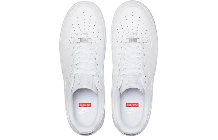 Nike Air Force 1 Low Supreme Box Logo White