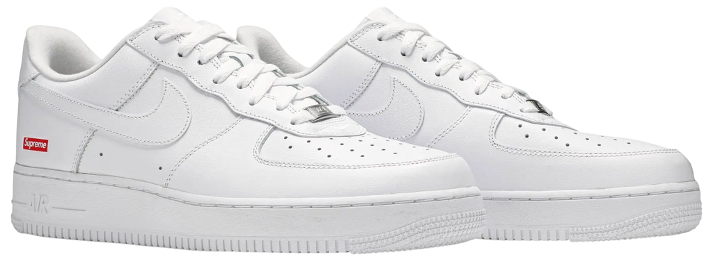 Nike Air Force 1 Low Supreme Box Logo White