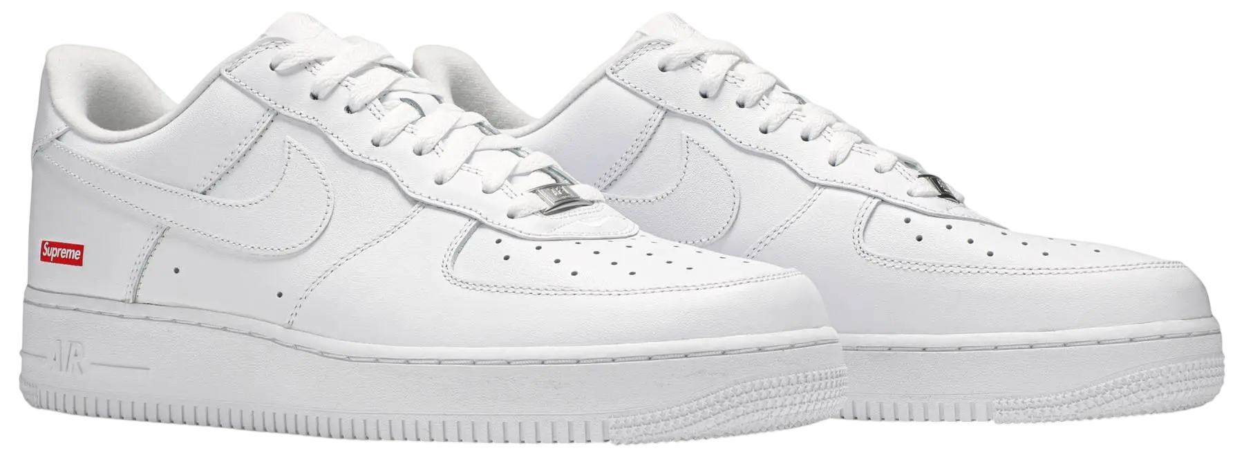 Nike Air Force 1 Low Supreme Box Logo White