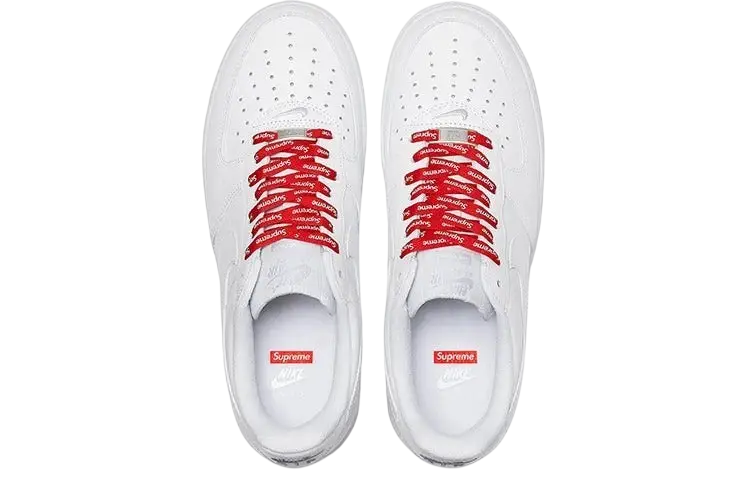 Nike Air Force 1 Low Supreme Box Logo White