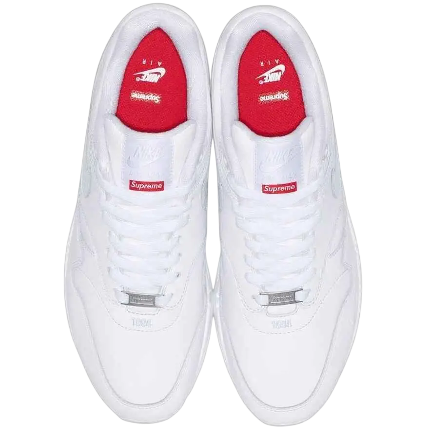 Nike Air Max 1 ’87 SP Supreme Triple White - 10