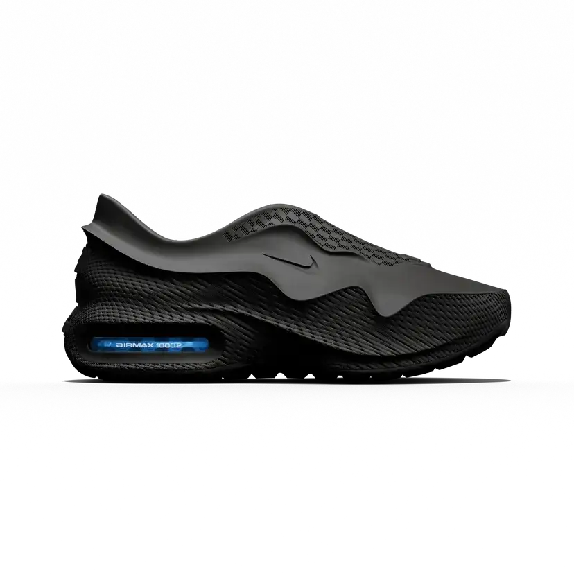 Nike Air Max 1000.2 Black Glacier Blue Size 10