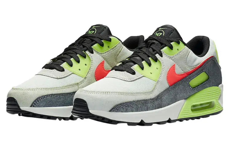 Nike Air Max 90 N7 Spruse Aura/Flash Crimson - 10 - Sneakers