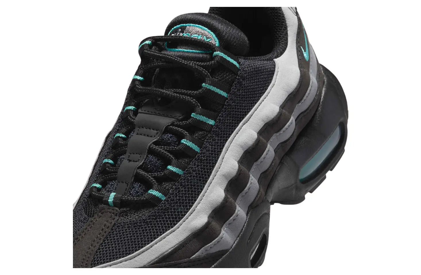 Nike Air Max 95 Black Aurora Green - 10 - Sneakers