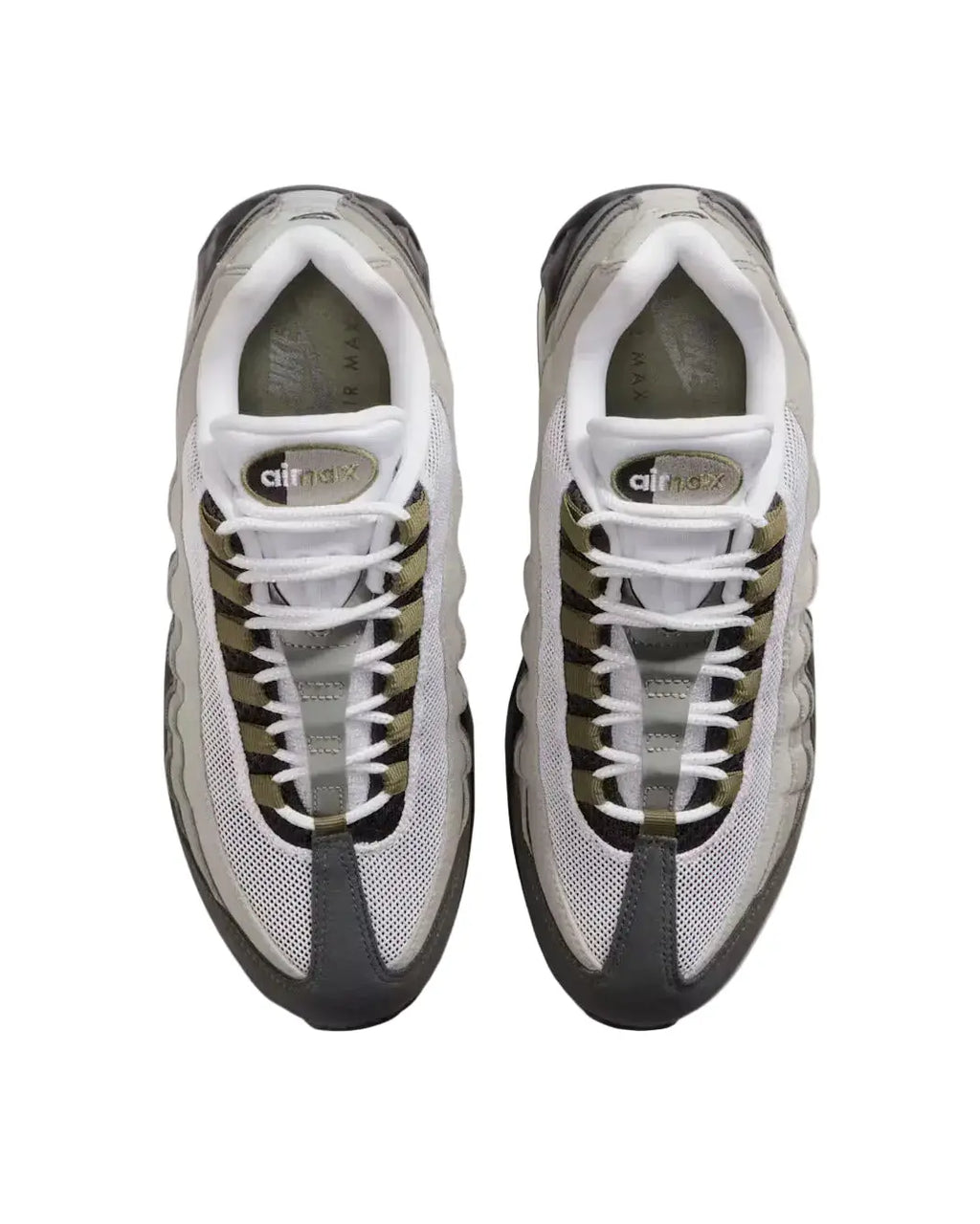 Nike Air Max 95 OG Big Bubble Black Medium Olive Womens - 9 - Sneakers