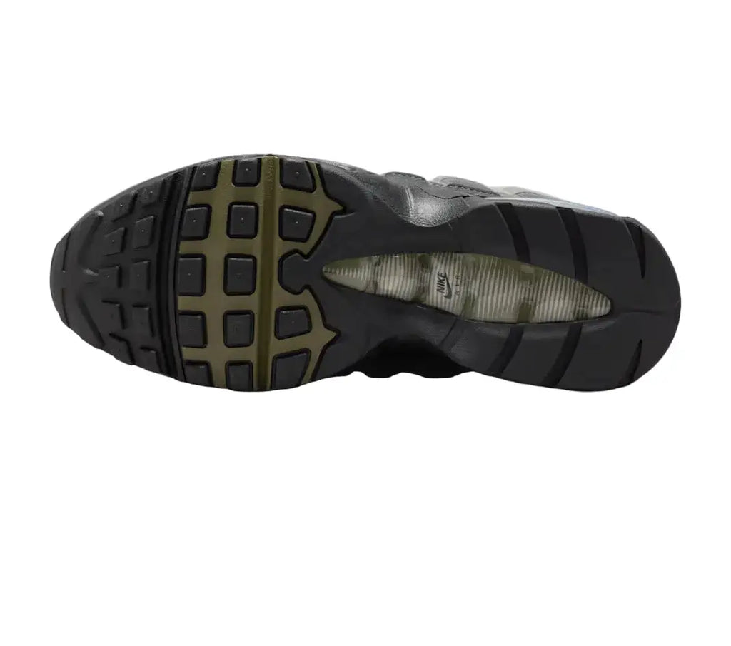 Nike Air Max 95 OG Big Bubble Black Medium Olive Womens - 9 - Sneakers