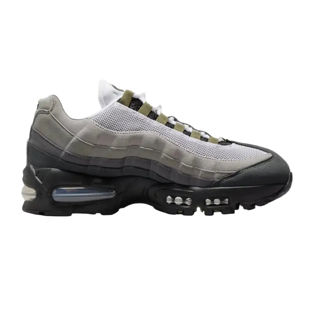 Nike Air Max 95 OG Big Bubble Black Medium Olive Womens - 9 - Sneakers