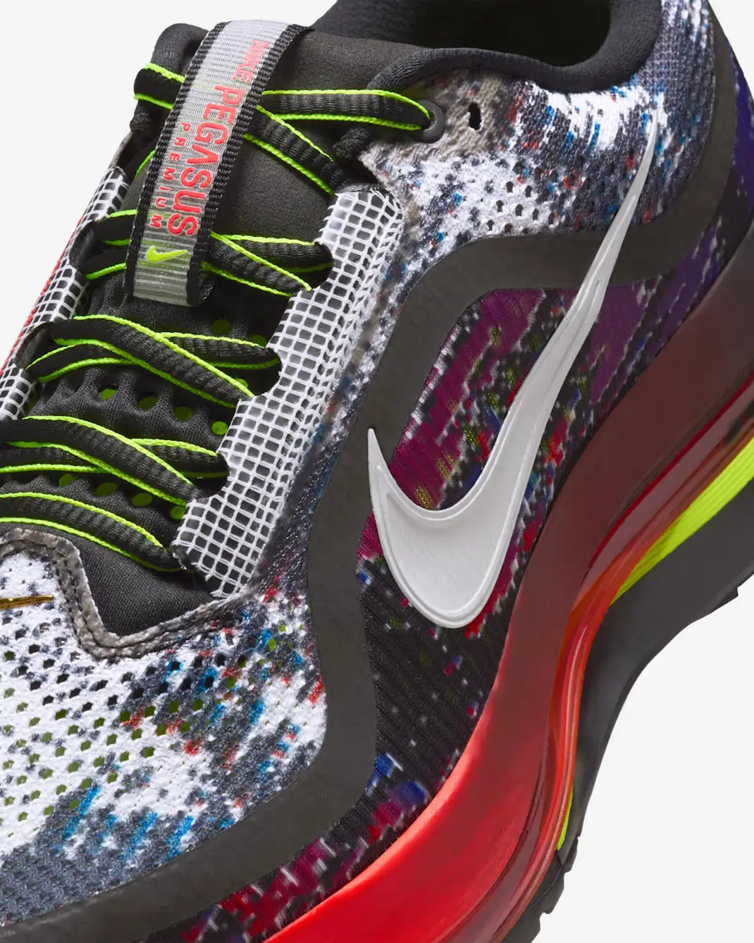 Nike Air Zoom Pegasus Premium Multi-Color/Metallic Silver - 9.5 - Sneakers