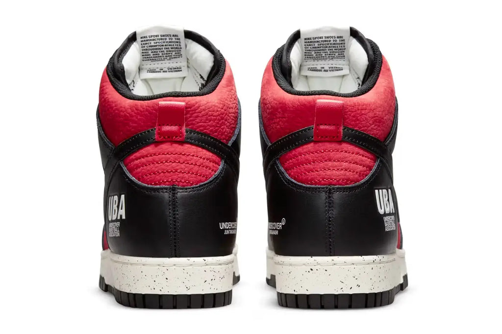 Nike Dunk High 1985 Undercover UBA Gym Red/Black/White - 10 - Sneakers
