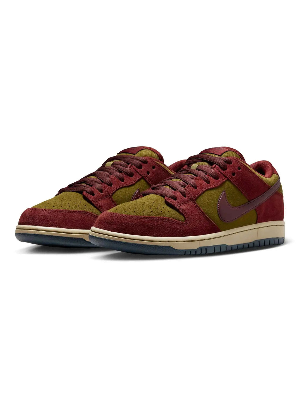 Nike SB Drunk Low Pro Dark Team Red/Burgundy Crush - 10 - Sneakers