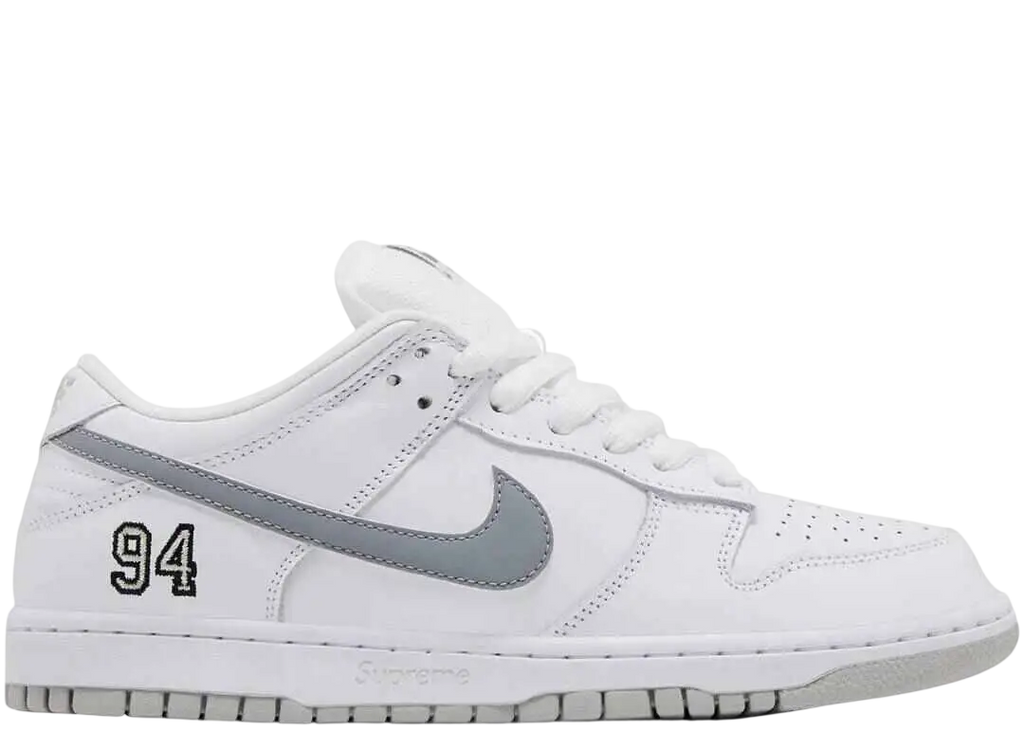 Nike SB Dunk Low OG QS Supreme 94 White - 9 - Footwear