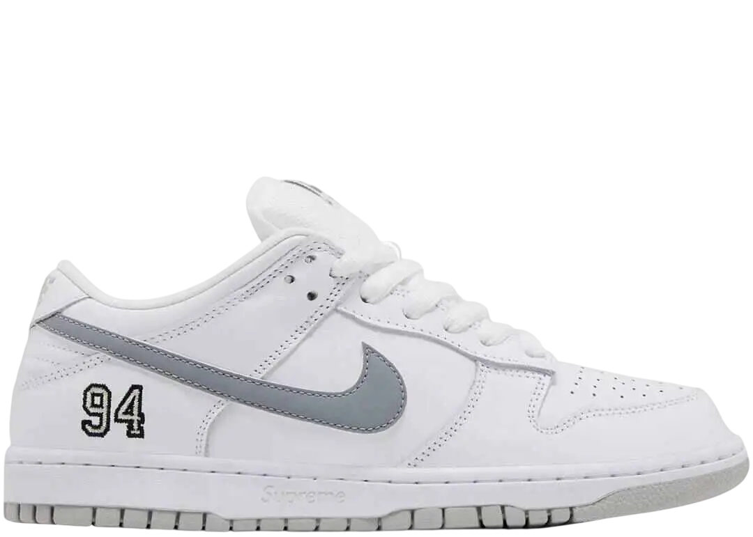 Nike SB Dunk Low OG QS Supreme 94 White - 9 - Footwear