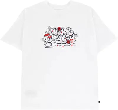 Nike SB Max90 Skate Spray Can T-Shirt White - M
