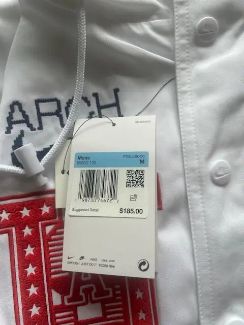 Nike USA x VAA Woven Staff Jacket White/Royal Blue Medium