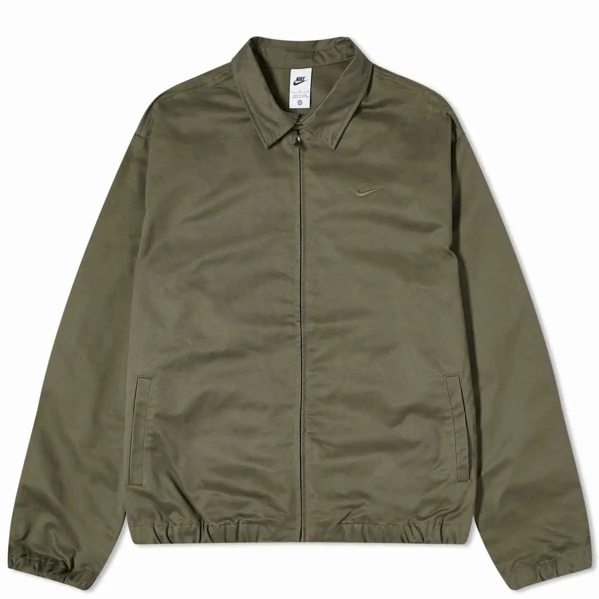 Nike Woven Harrington Jacket Khaki Green - M