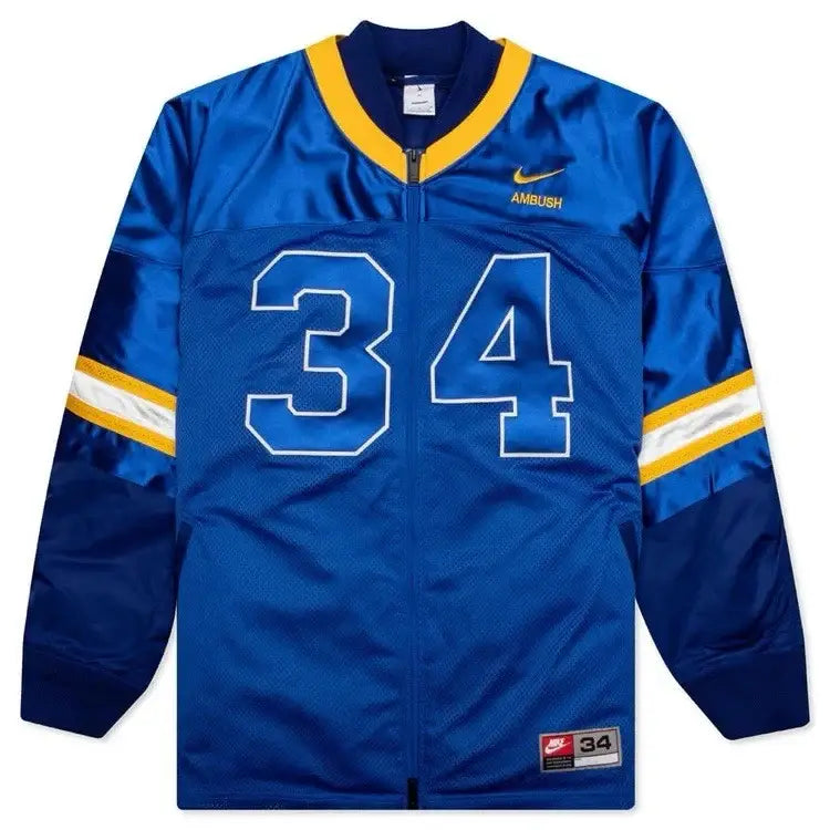 Nike x Ambush Football Jacket Deep Royal Blue