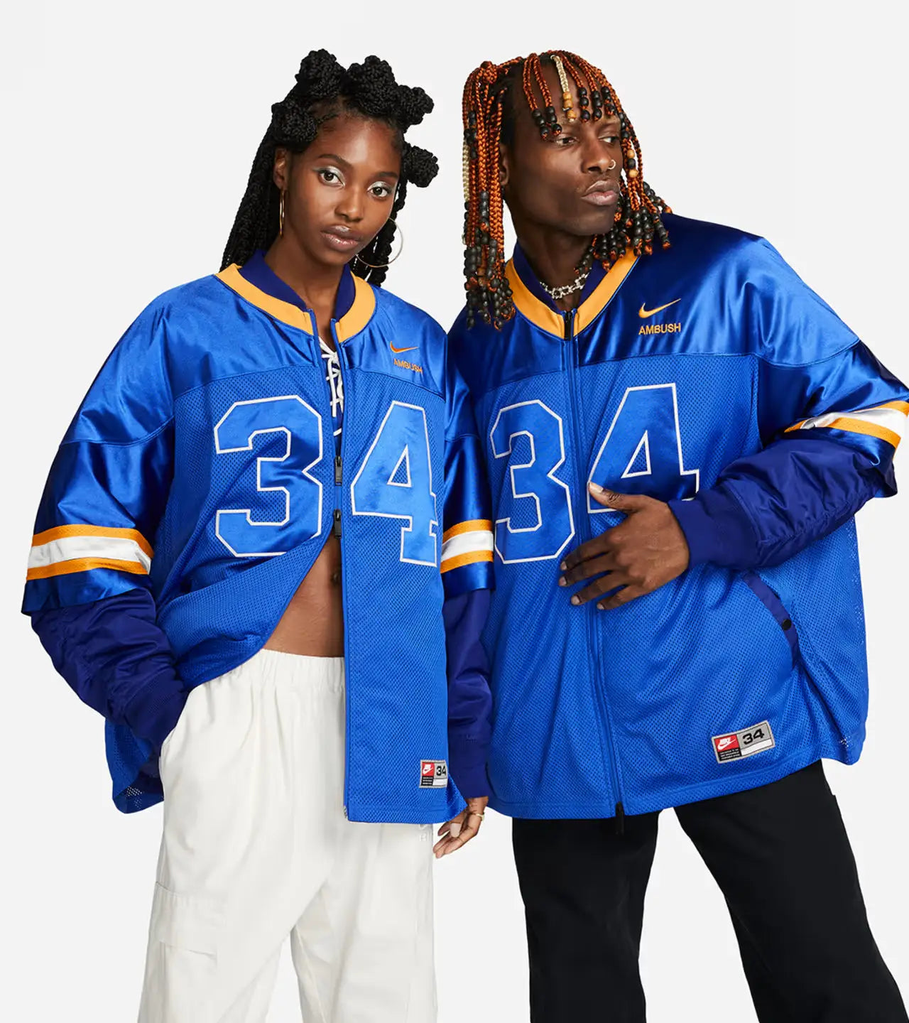 Nike x Ambush Football Jacket Deep Royal Blue