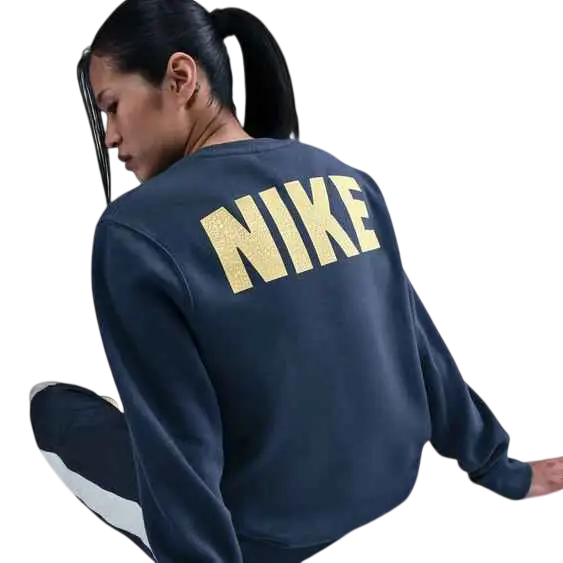 Nike x Stranger Things Fleece Crewneck Navy - S