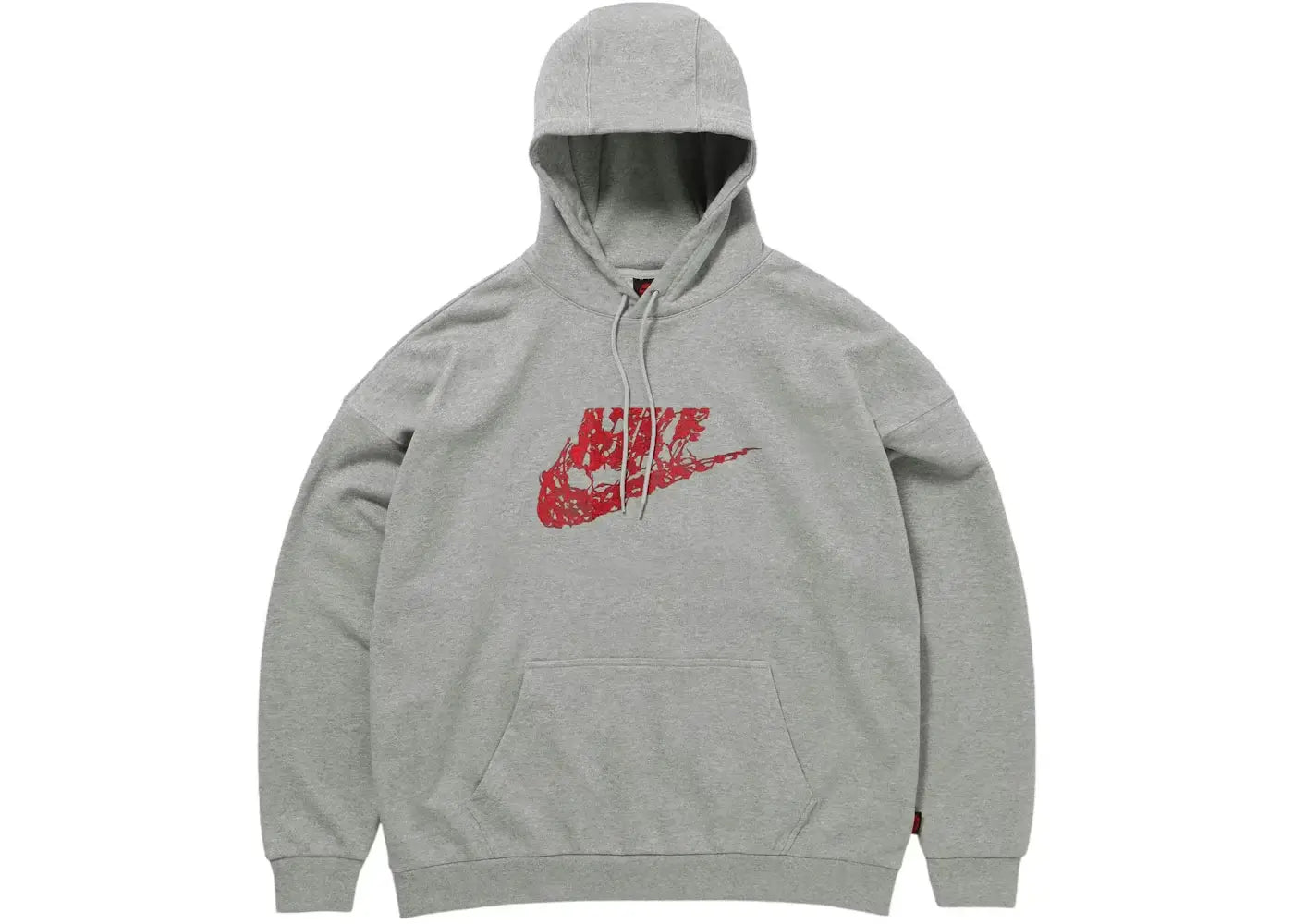 Nike x Stranger Things Oversized Pullover Hoodie Heather Gray - M