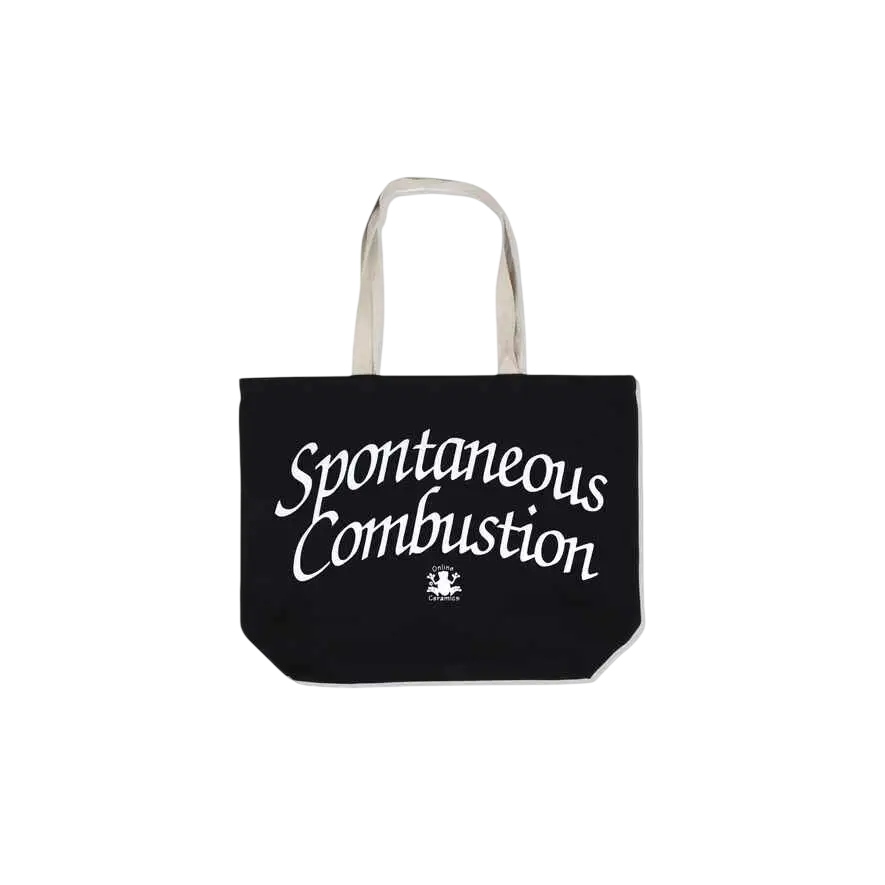Online Ceramics Spontaneous Combustion Tote Black
