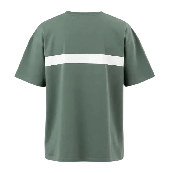 Paccbet Print Stripe Tee Green - S