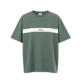 Paccbet Print Stripe Tee Green - S
