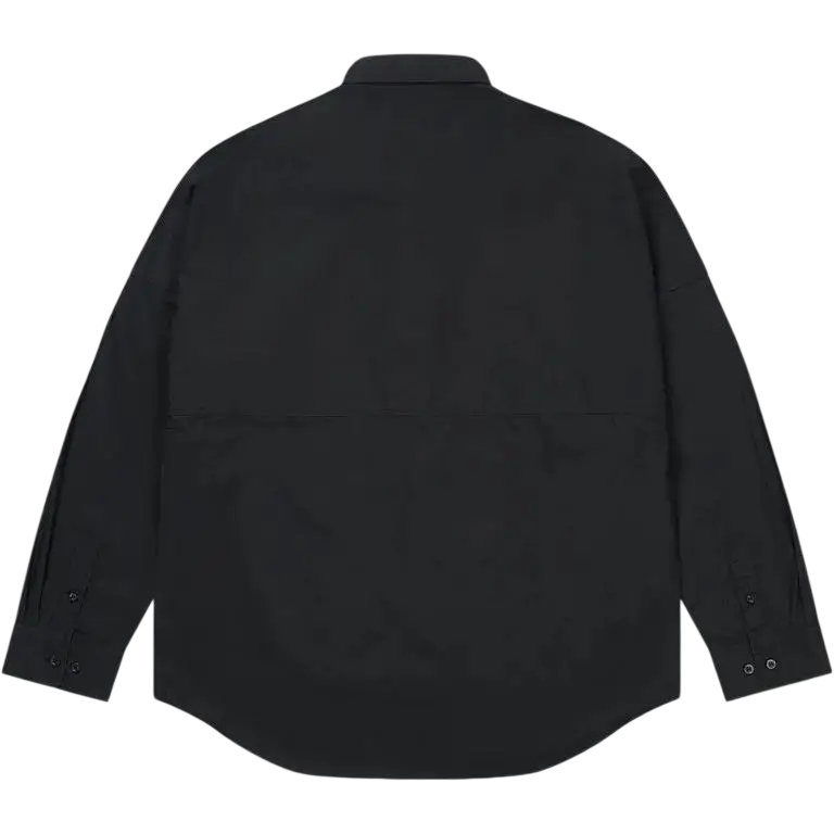Palace Archy Shirt Long Sleeve Button Up Black - M