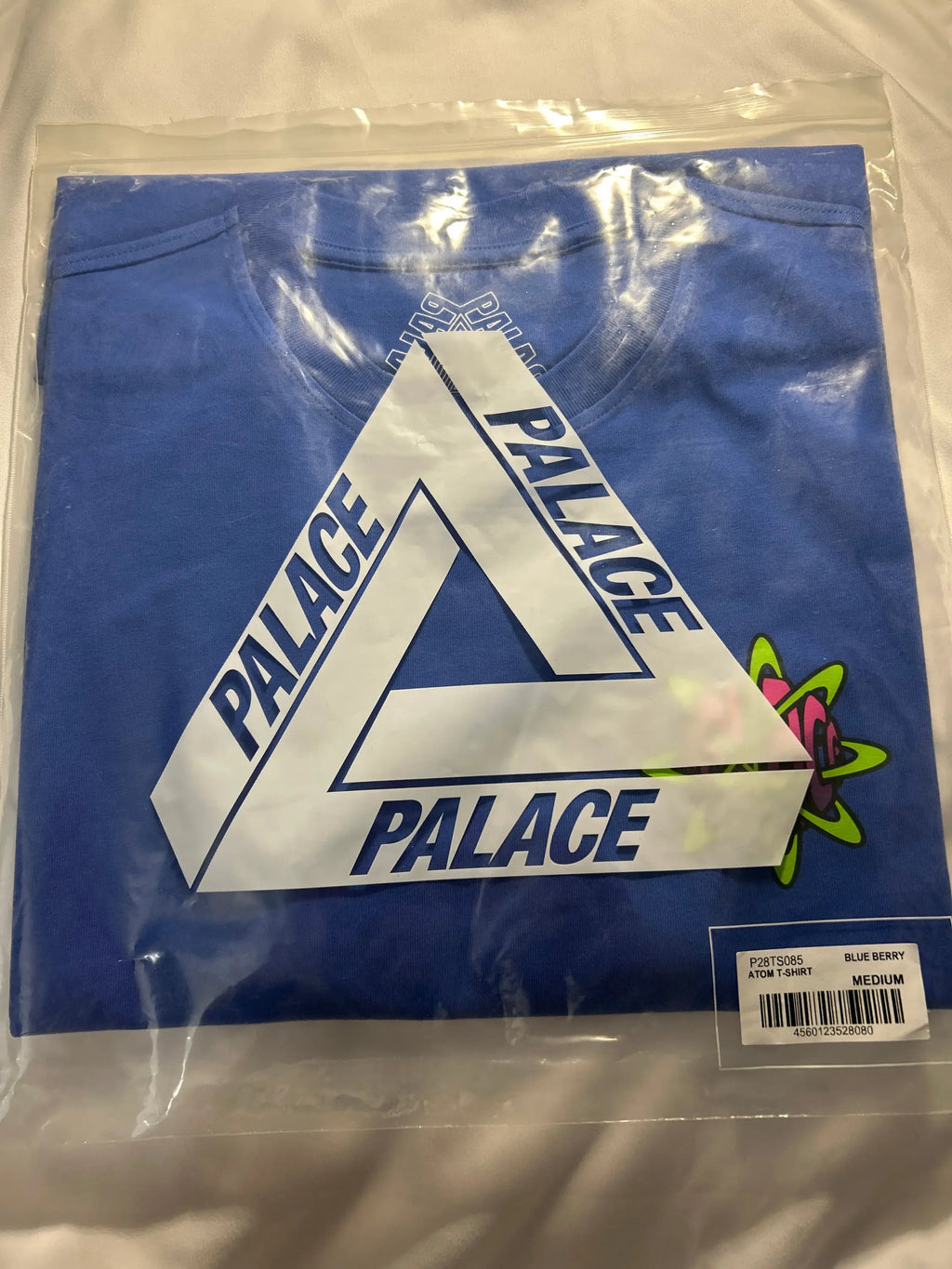 Palace Atom T-Shirt Blue Berry Medium