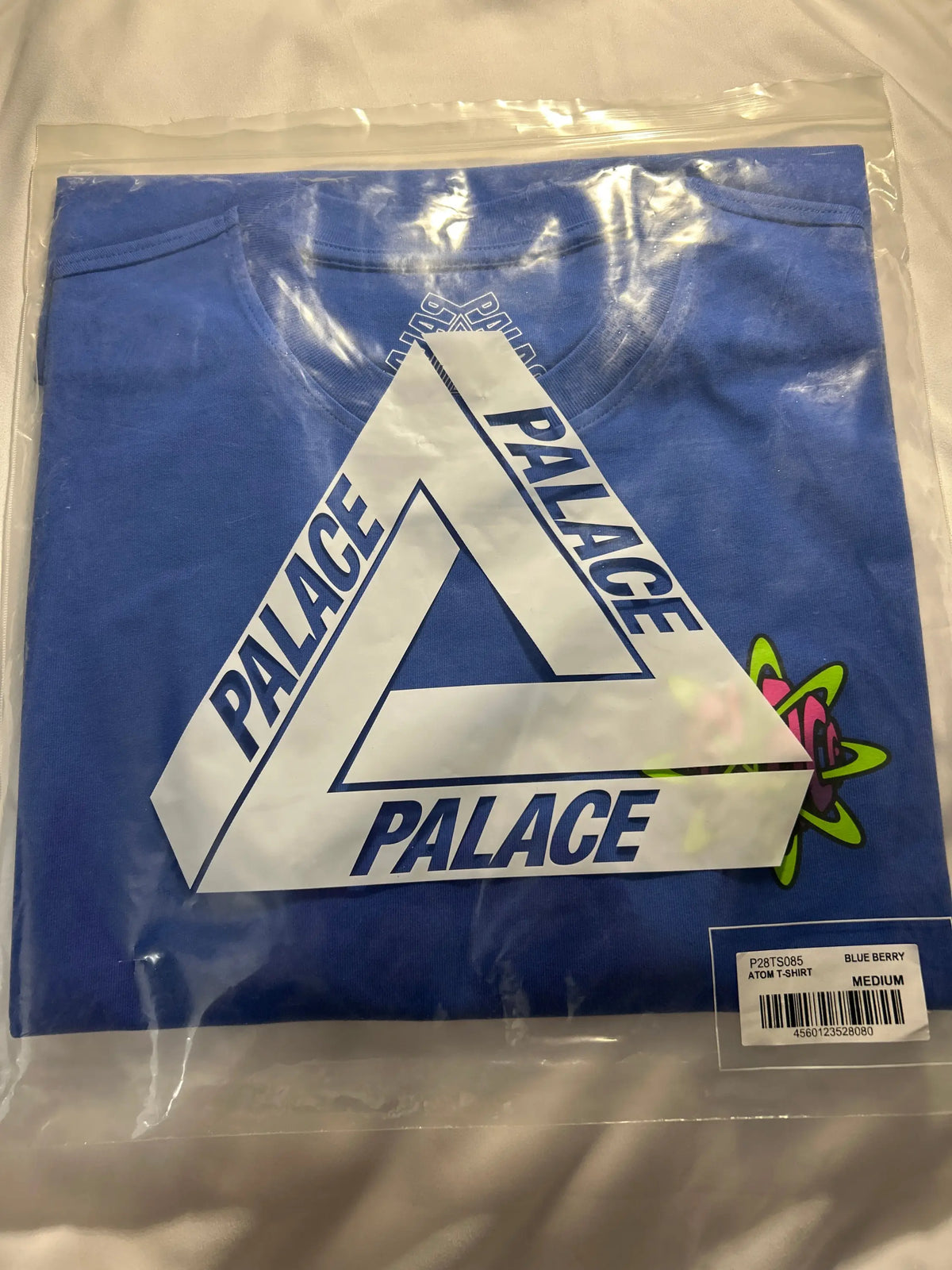 Palace Atom T-Shirt Blue Berry Medium