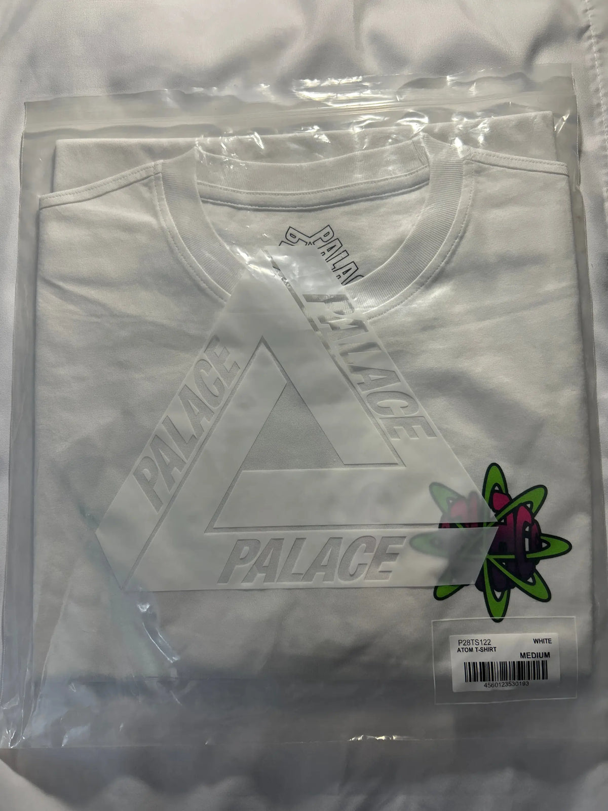 Palace Atom T-Shirt White Medium