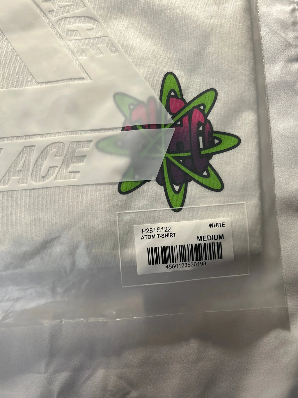 Palace Atom T-Shirt White Medium