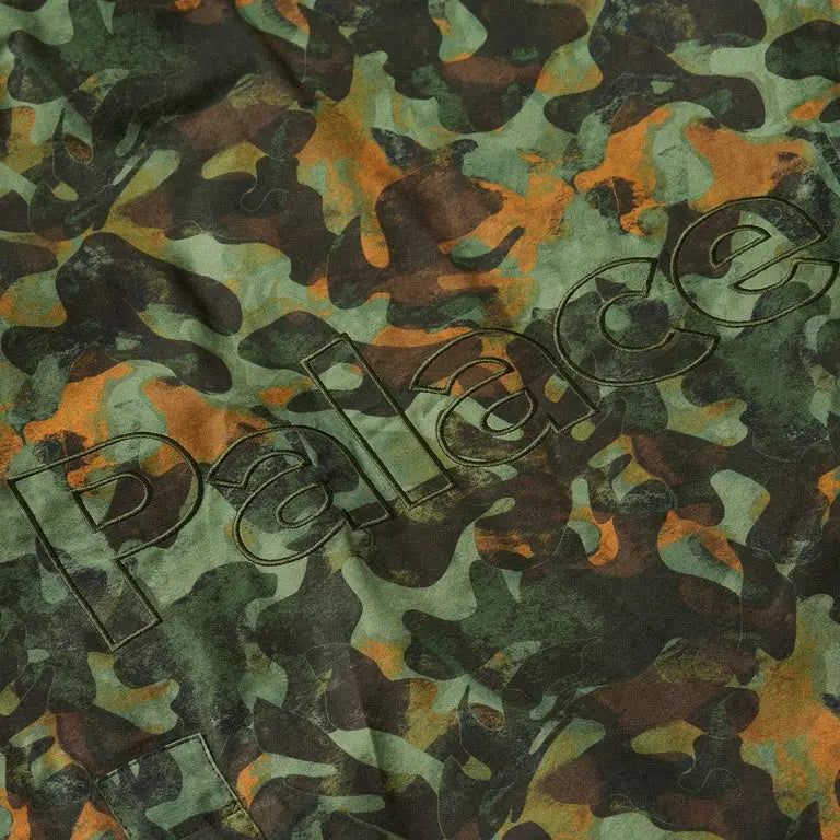 Palace Barbour Bedale Casual Jacket Kelp Forest Camo w/Matching Hat - L