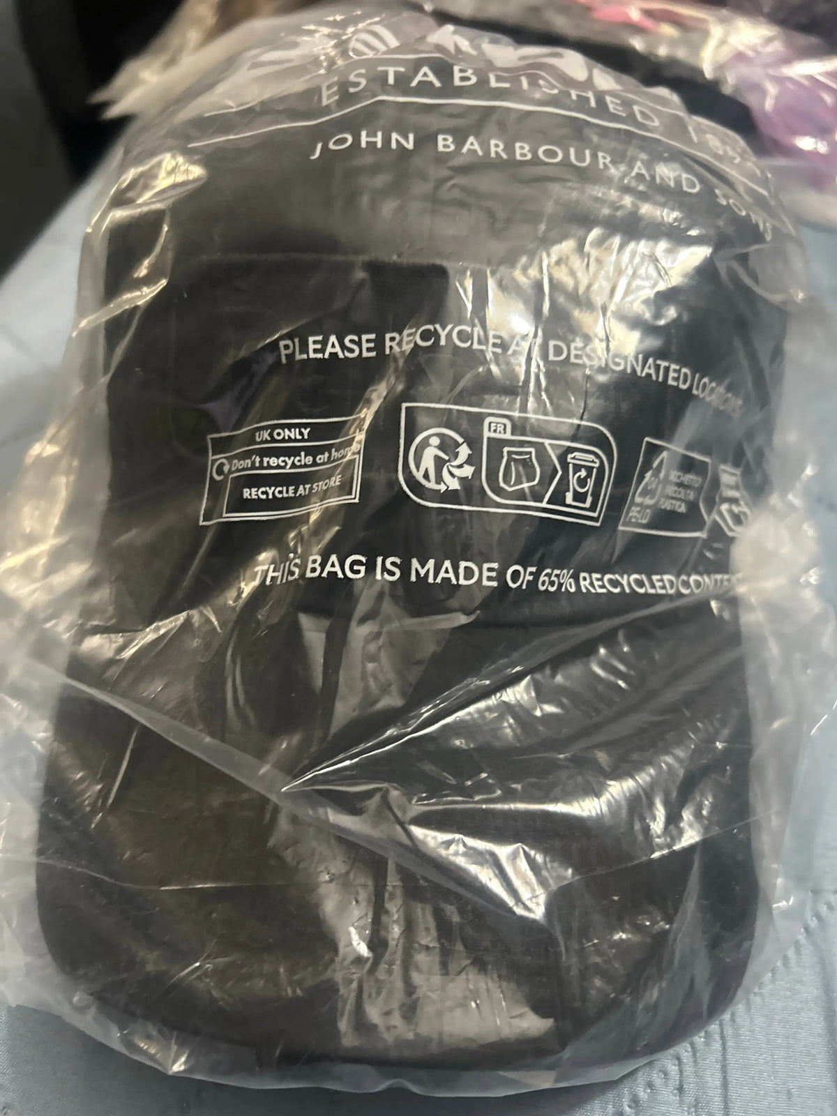 Palace Barbour Cap Black