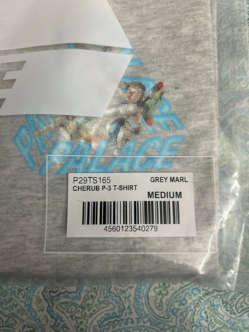 Palace Cherub P3 Tee Grey Medium